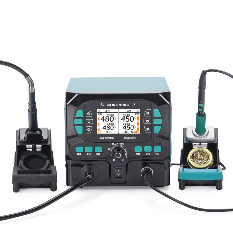 YIHUA 992D-II 2 In 1 LCD Displ - C210 Precision Soldering Station review and price